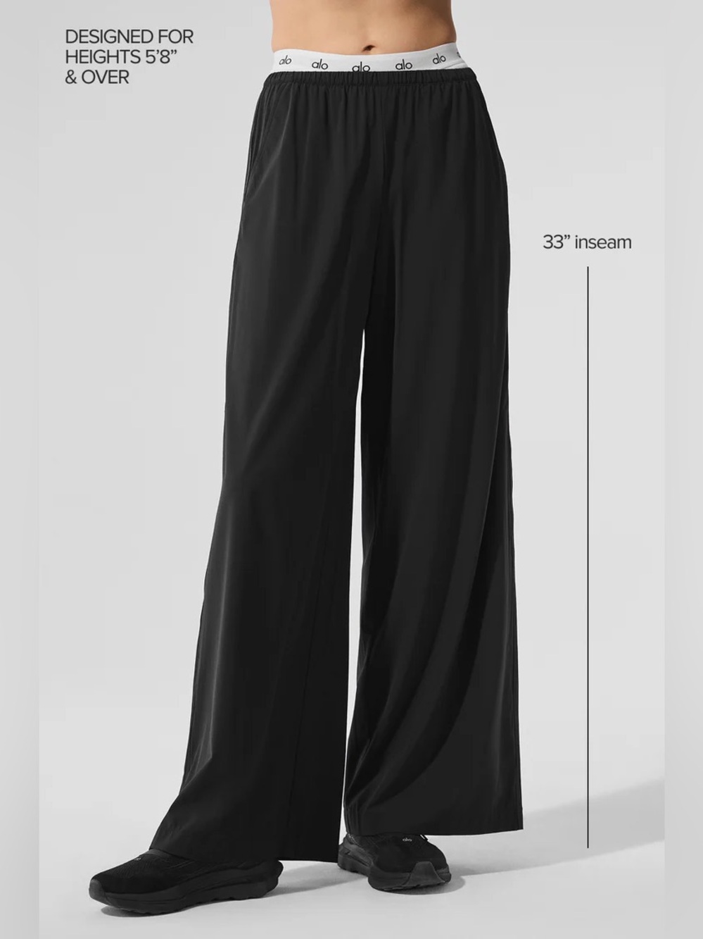 Alo Yoga Breezy Wide Leg Pant (Long)